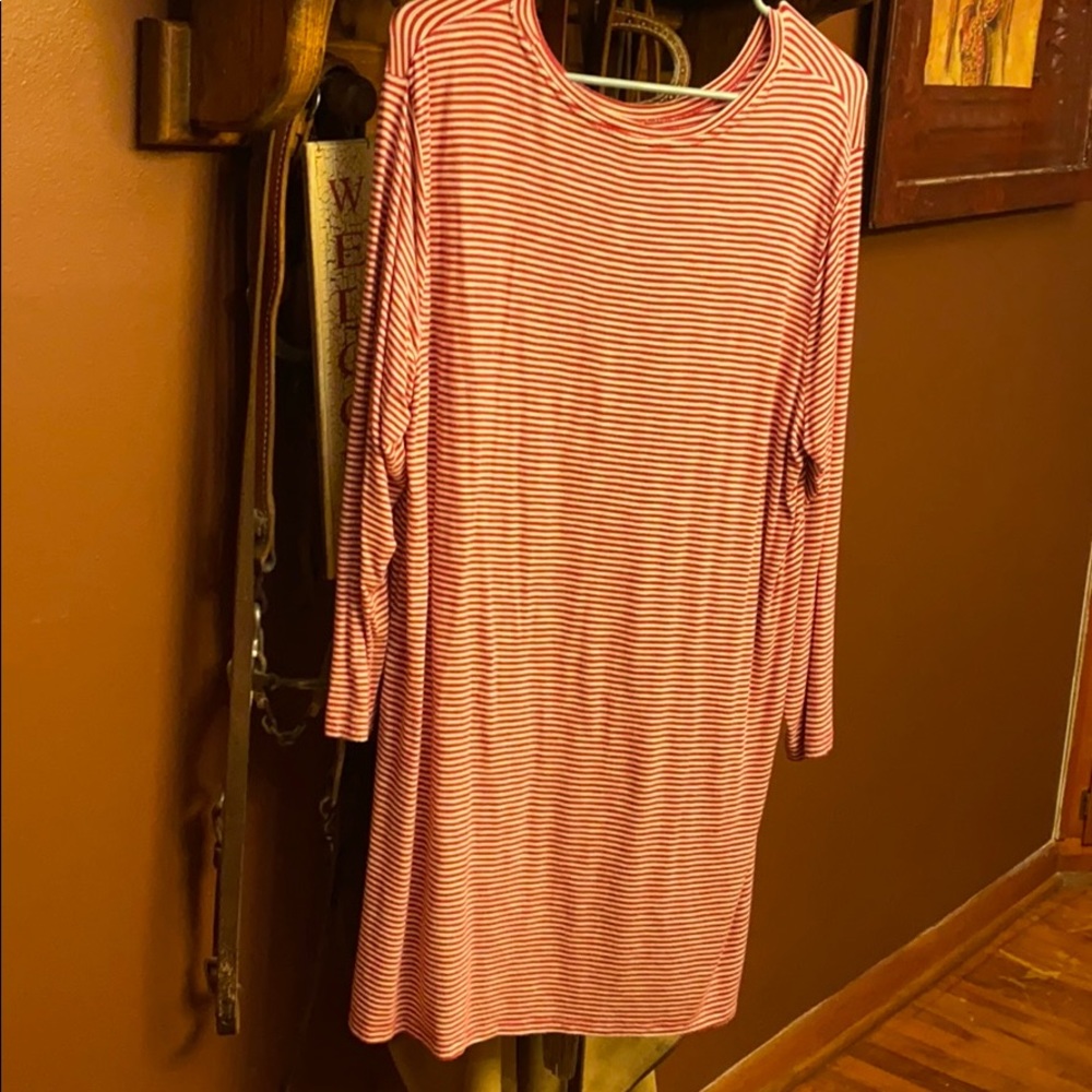 Women’s stripped long shirt